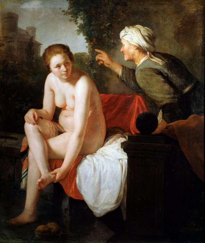 Bathing Bathsheba, 17th century by Govaert Flinck