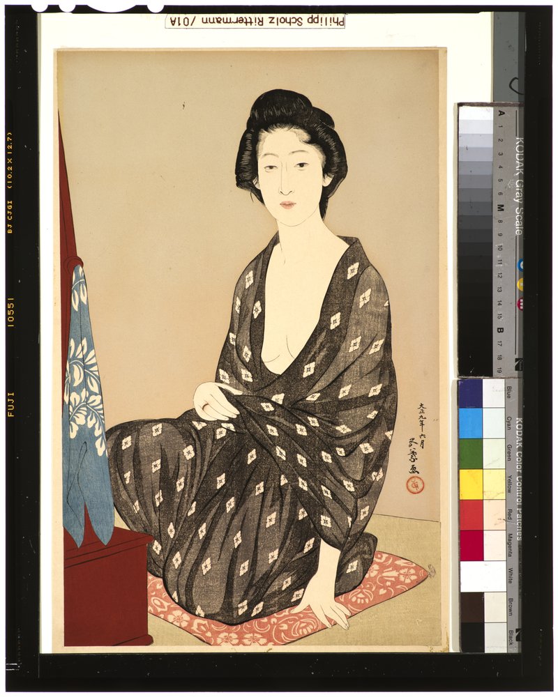 Woman in Summer Kimono, 1920 by Goyo Hashiguchi