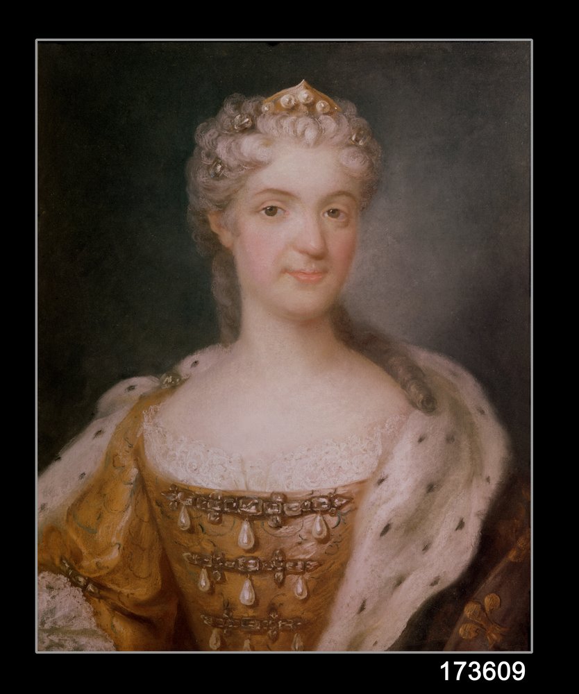 Portrait of Marie Leszczynska (1703-68), Queen of France by Gustaf Lundberg