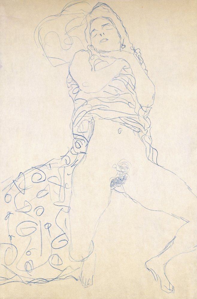 Nude, 1913 by Gustav Klimt