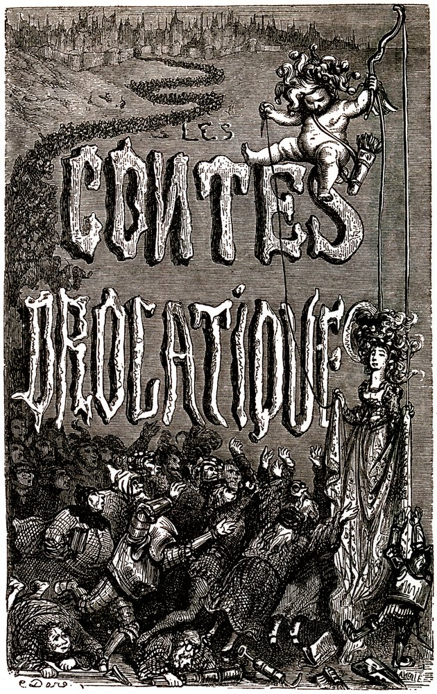 Frontispiece for the Drolatic Tales of Honore de Balzac by Gustave Dore
