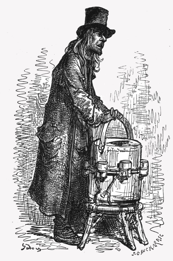 Lemonade Vendor, 1872 by Gustave Dore: Buy fine art print