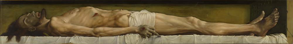 The Dead Christ, 1521 by Hans Holbein der Jüngere