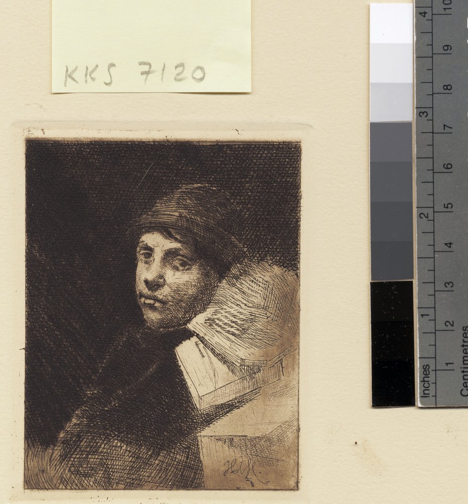 Portrait of a Young Man by Hans Nikolaj Hansen
