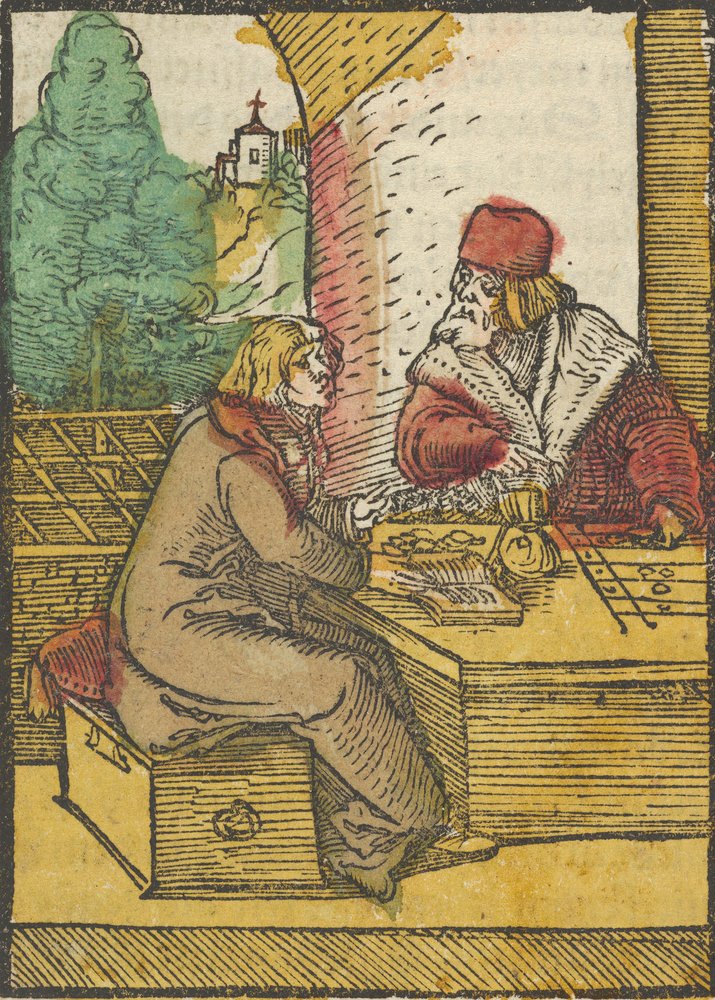 The Parable of the Rich Man and the Housekeeper, from Das Plenarium by Hans Schäufelein the Elder