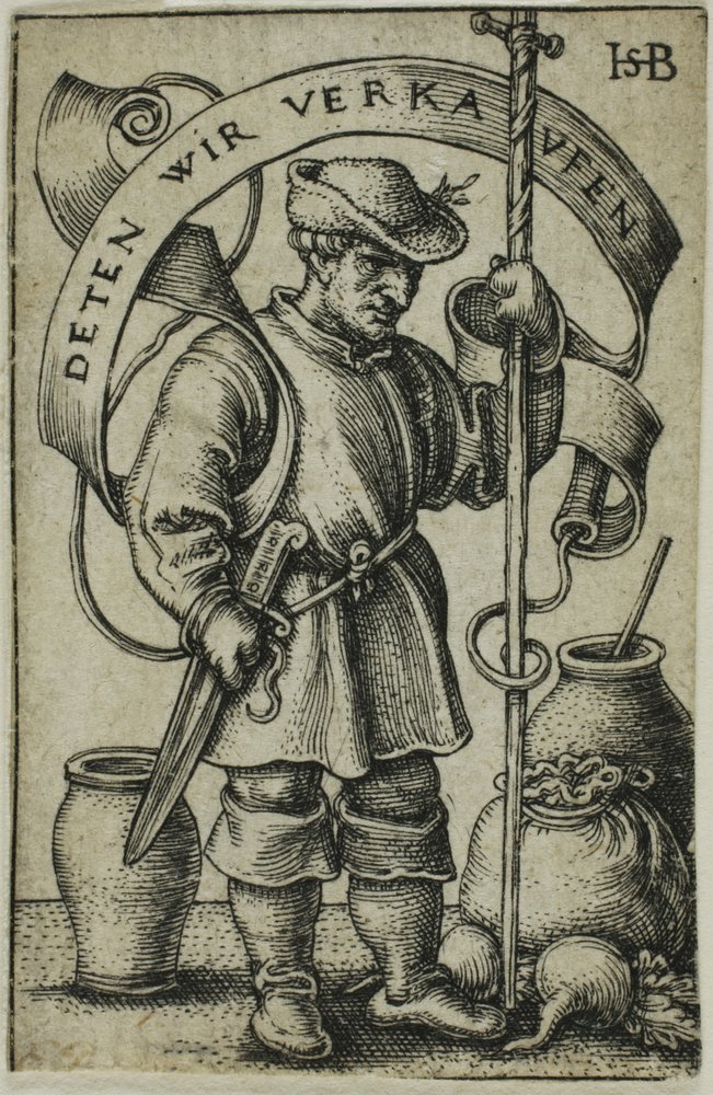 The Market Peasant by Hans Sebald Beham