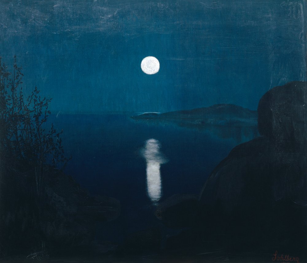 Moonlight by Harald Oscar Sohlberg: Buy fine art print