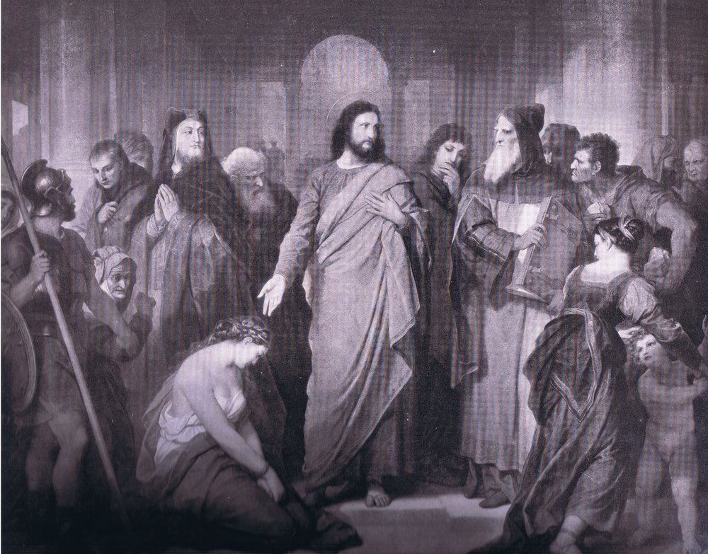 He That is Without Sin, Bibbys Annual by Heinrich (after) Hofmann