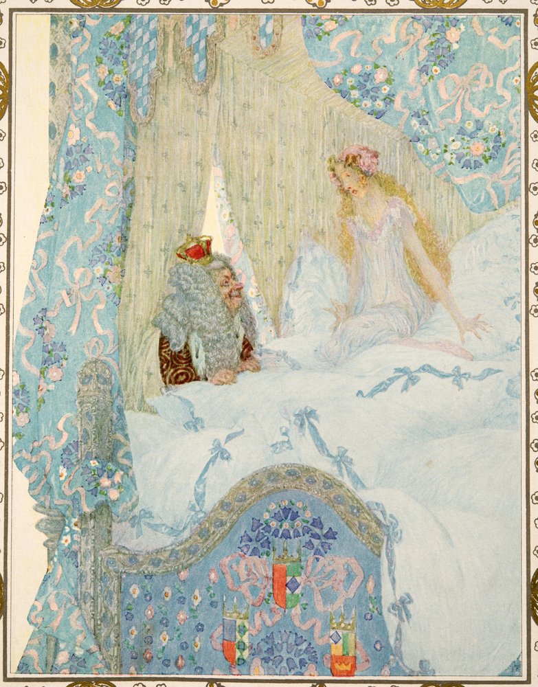The Princess on the Pea from Tales by Hans Christian Andersen, pub. 1911