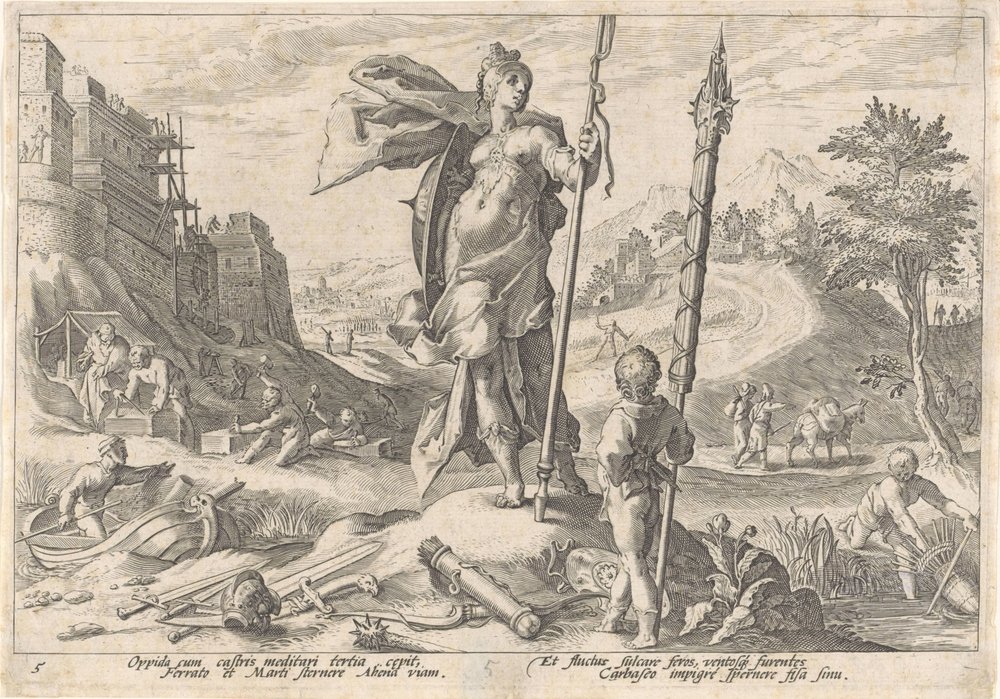 The Bronze Age (Metamorphoses of Ovid) by Hendrick Goltzius (workshop of)