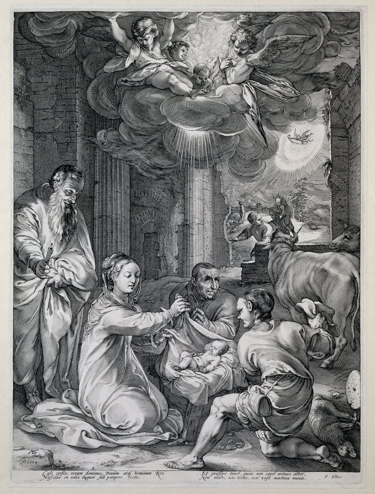 The Adoration of the Shepherds by Hendrick Goltzius