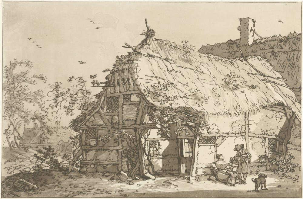 Farm with a Family in the Yard (series title: Twelve Designs Calculated ...
