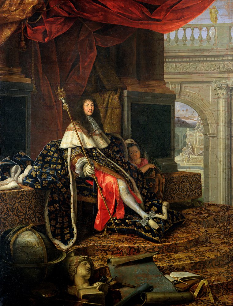 Portrait of Louis XIV (1638-1715), 1668 by Henri Testelin