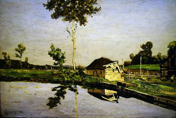 Landscape at Saint-Prive (Yonne) by Henri-Joseph Harpignies