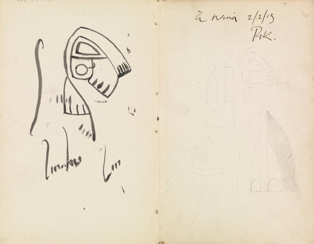 Five Sculptural Studies by Henri Gaudier-Brzeska