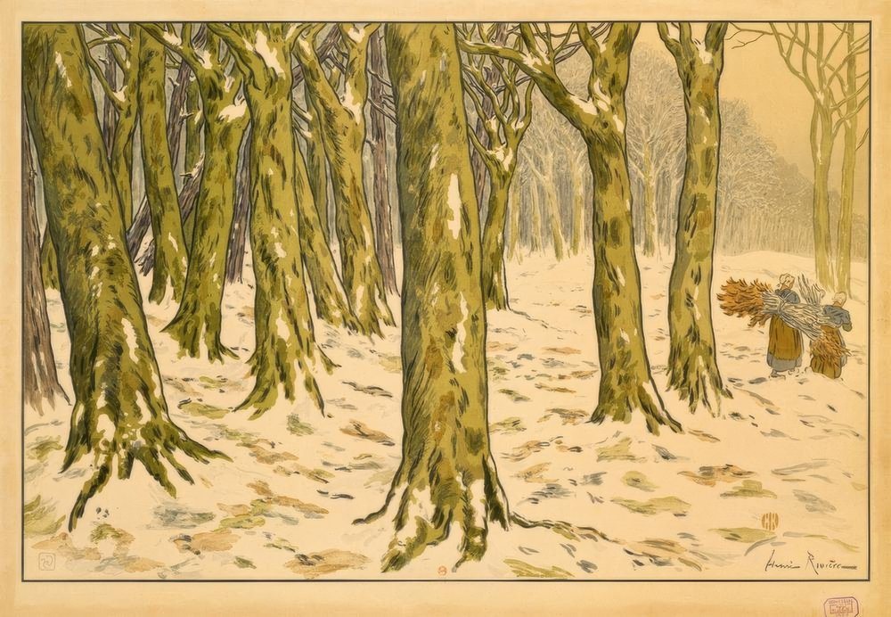 Le Bois. L’hiver by Henri Rivière