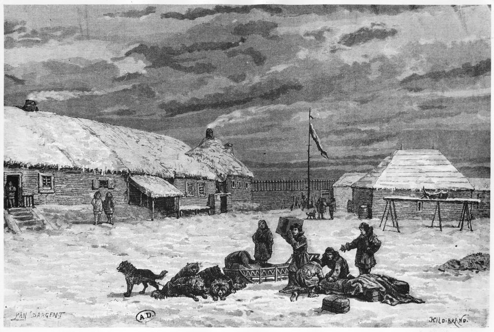Fur Trade in Alaska, Fort Saint-Michel, 1867