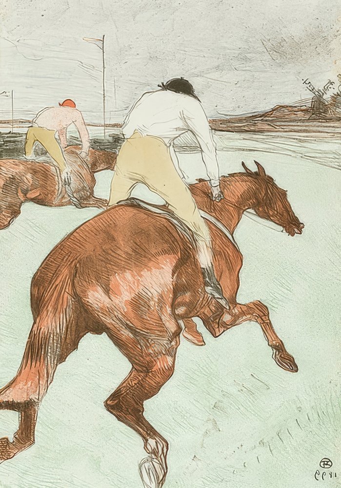 The Jockey by Henri de Toulouse-Lautrec