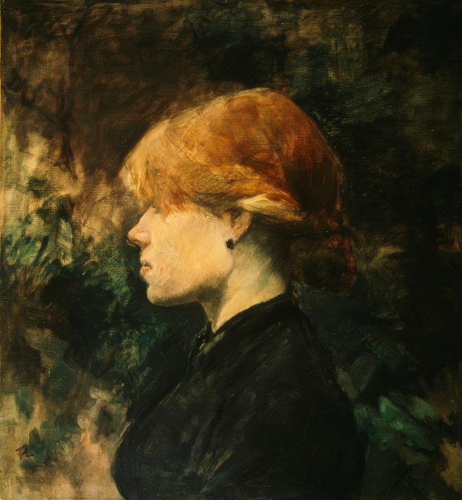 Young Woman with Red Hair (The Redhead) by Henri de Toulouse-Lautrec