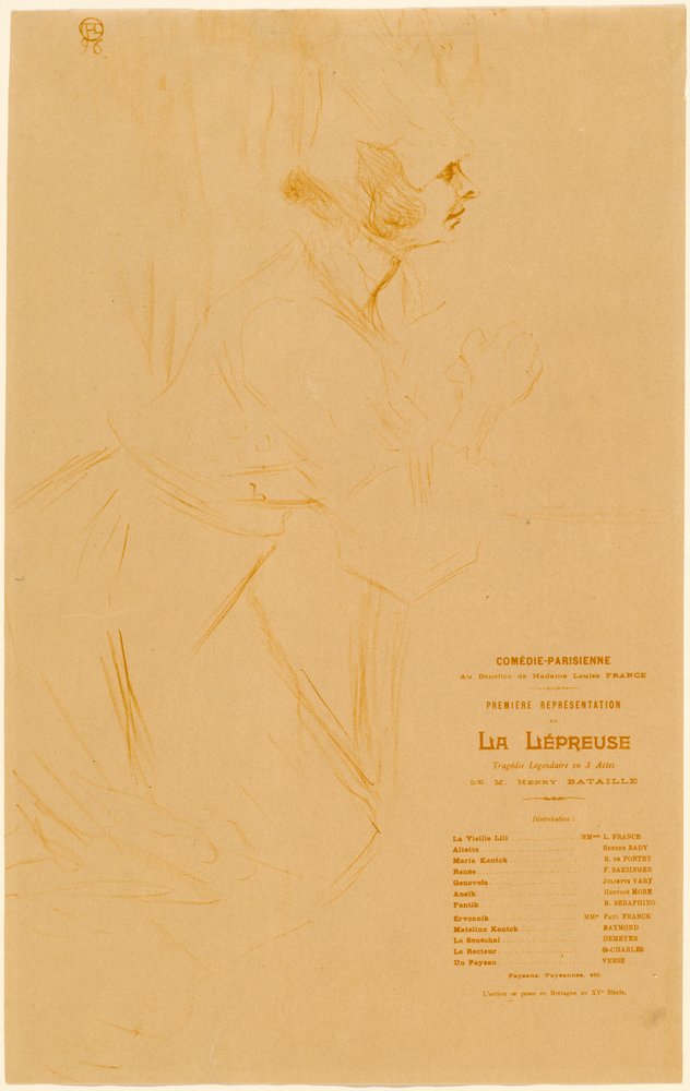 The Leper by Henri de Toulouse-Lautrec
