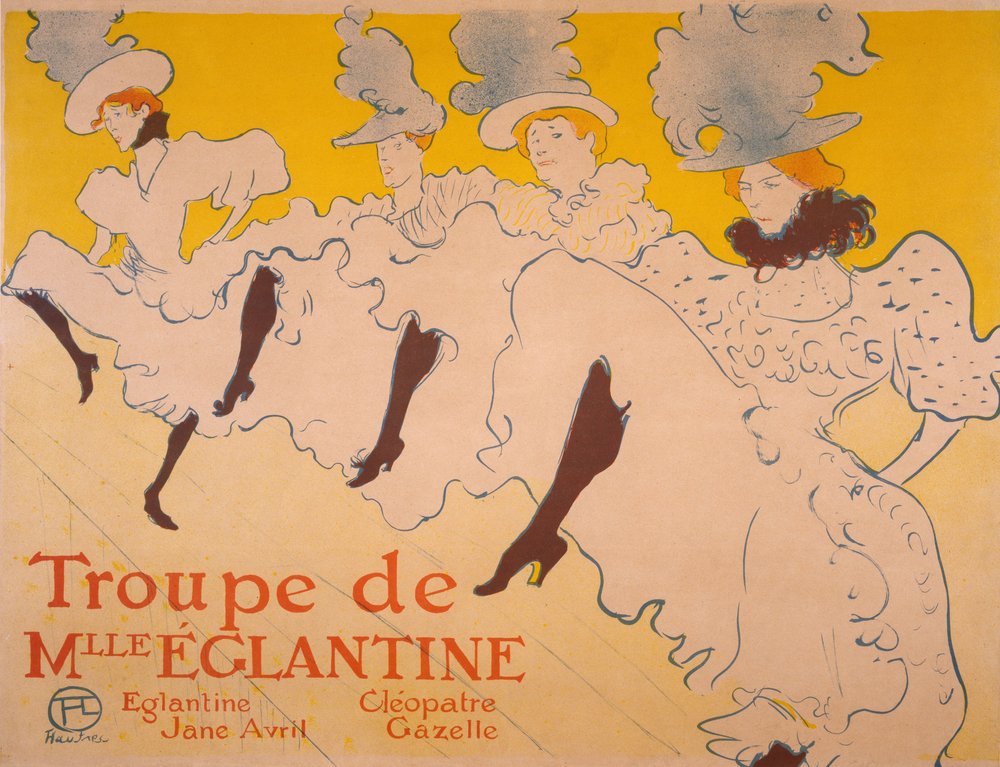 The Troupe of Mlle. Églantine by Henri de Toulouse-Lautrec