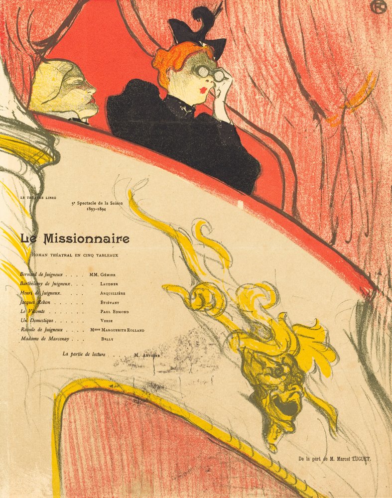 The Missionary, 1894 by Henri de Toulouse-Lautrec
