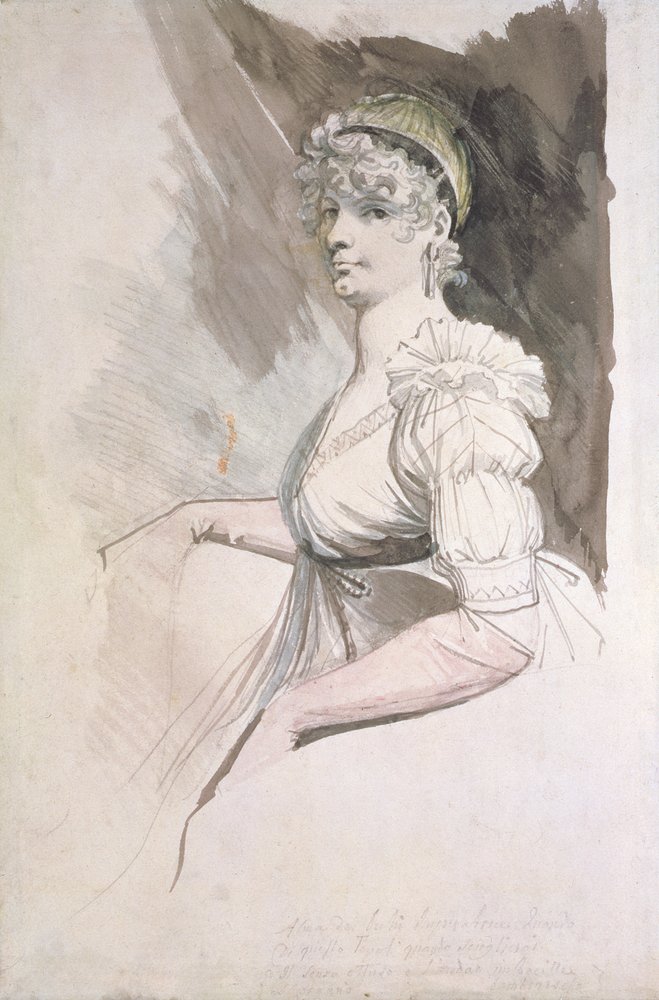 Portrait of Mrs Fuseli, c.1798 by Johann Heinrich Füssli