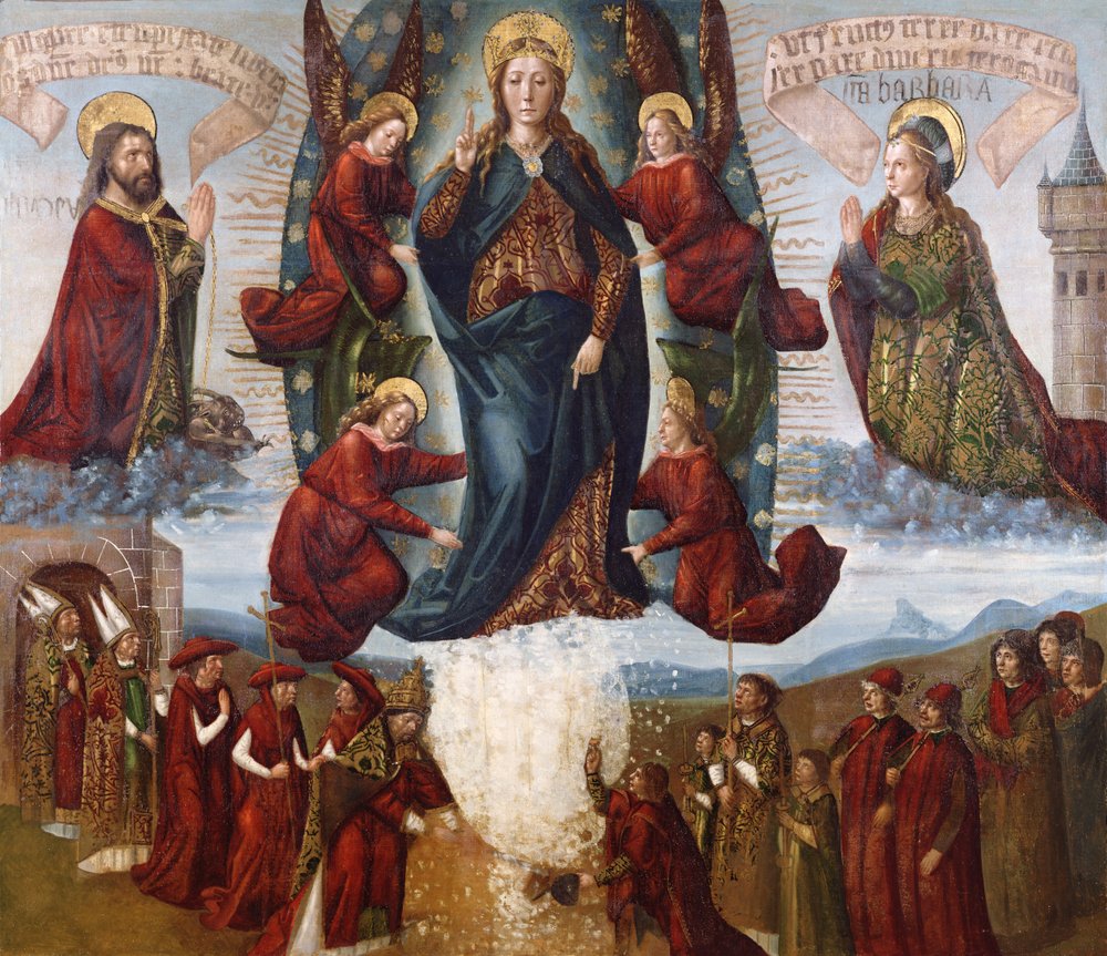 The Miracle of the Snow, late 15th century by Netherlandish School