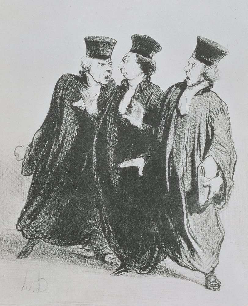 A Dispute Outside the Courtroom, from the series 