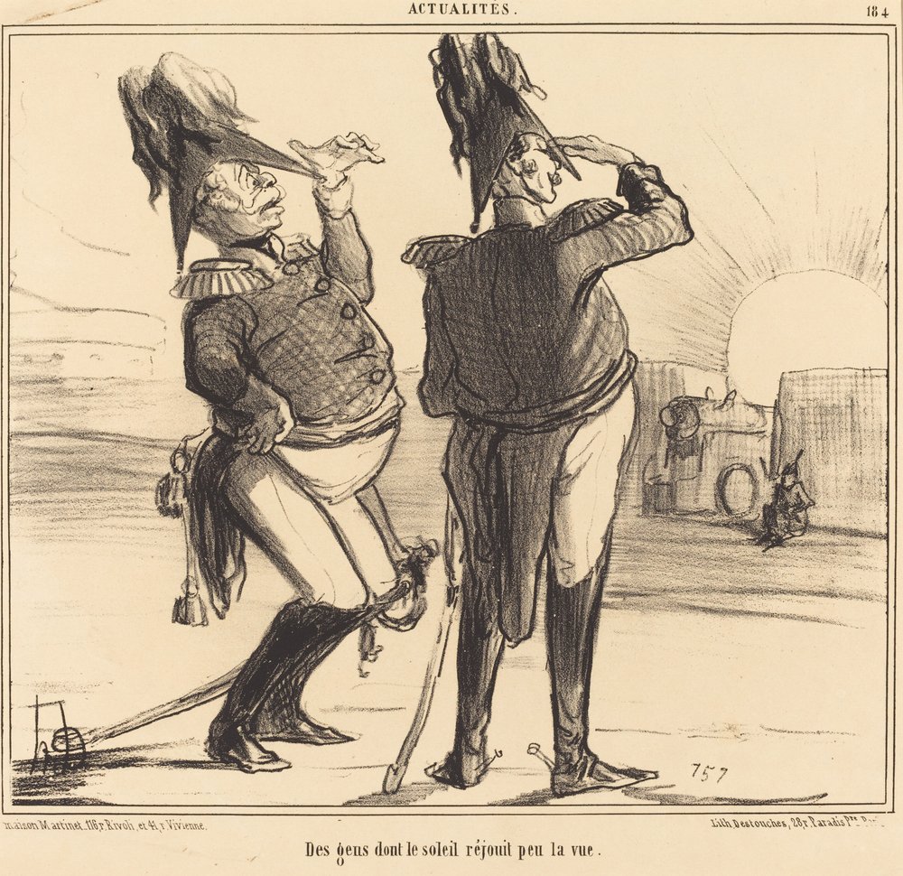 People Whom the Sun Hardly Cheers by Honoré Daumier