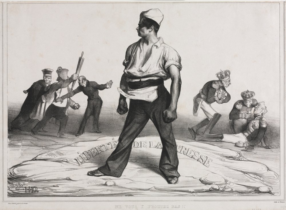 The Monthly Association plate 20: Do not meddle with it! by Honoré Daumier