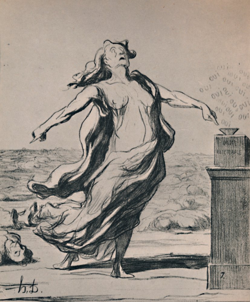This Has Killed That, 1871, 1946 by Honoré Daumier