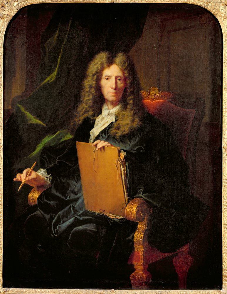 Portrait of Pierre Mignard by Hyacinthe Francois Rigaud