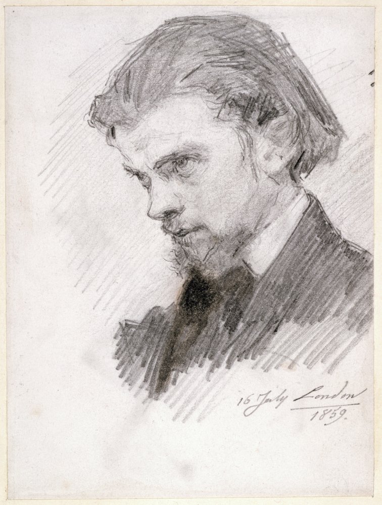 Self Portrait, 1859 by Ignace Henri Jean Fantin-Latour