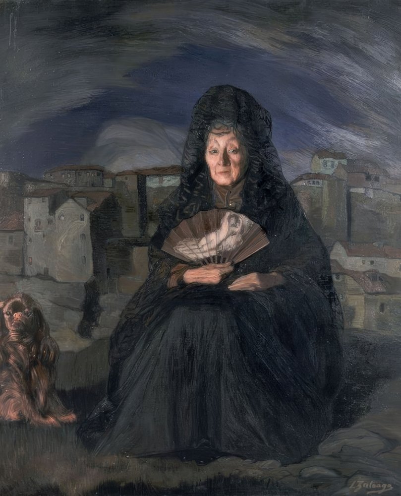 Doña Rosita Gutierrez – 1915 by Ignacio Zuloaga y Zabaleta