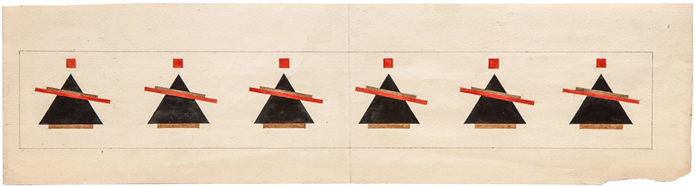 Sketch for a Suprematist Composition