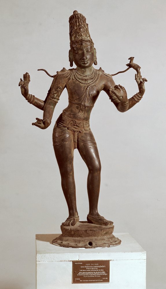 Shiva Vinadhara Dakshina-Murti, Dravidian (bronze) by Indian School