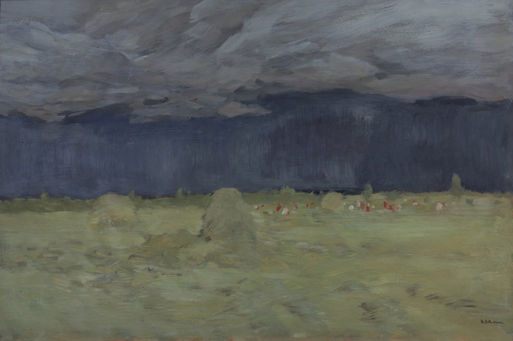 Hay-making, 1900 by Isaak Ilyich Levitan