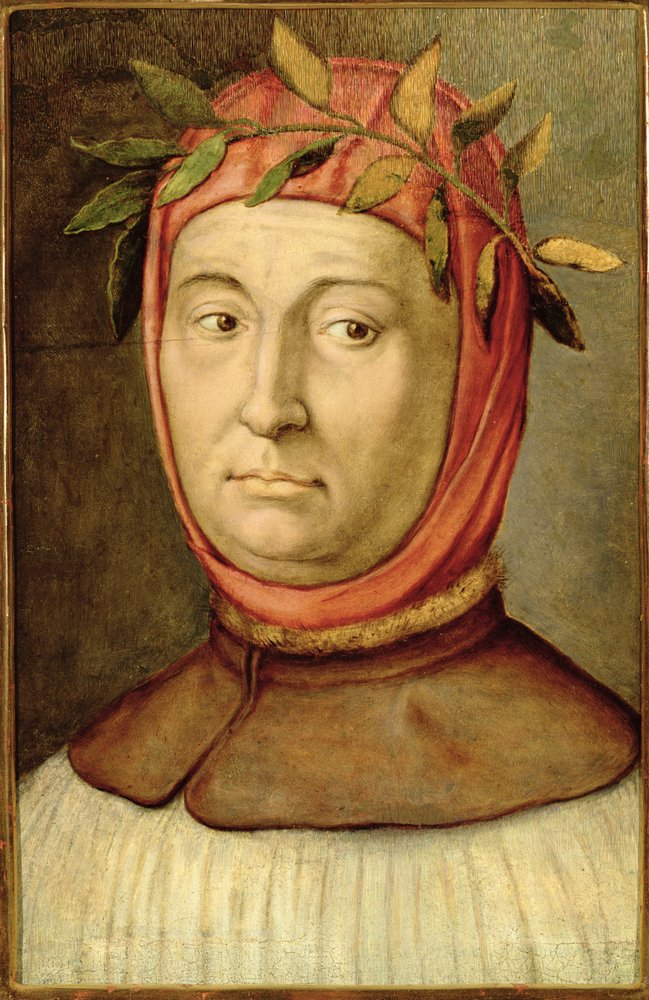 Portrait of Petrarch (Francesco Petrarca) (1304-74) by Italian School