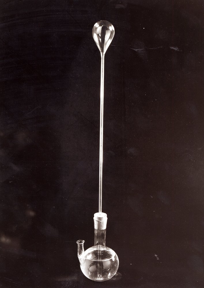 Copy of a thermoscope invented by Galileo Galilei