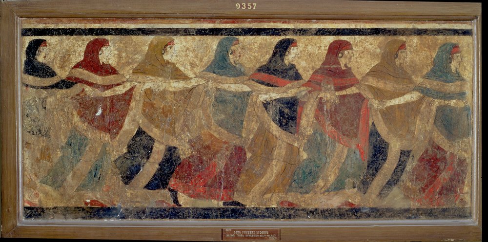 Women Performing the Funerary Ceremonial Chain Dance, from Ruvo, 4th ...