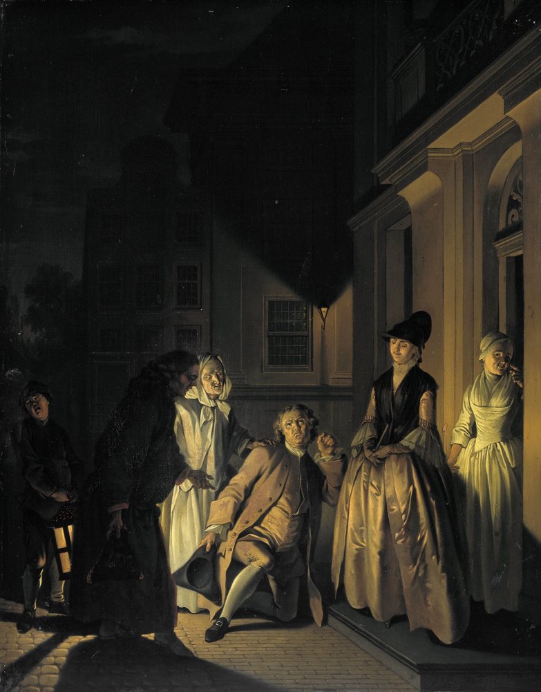 Scene from the Play 'Lubbert Lubbertse of the Ennobled Farmer' by M ...