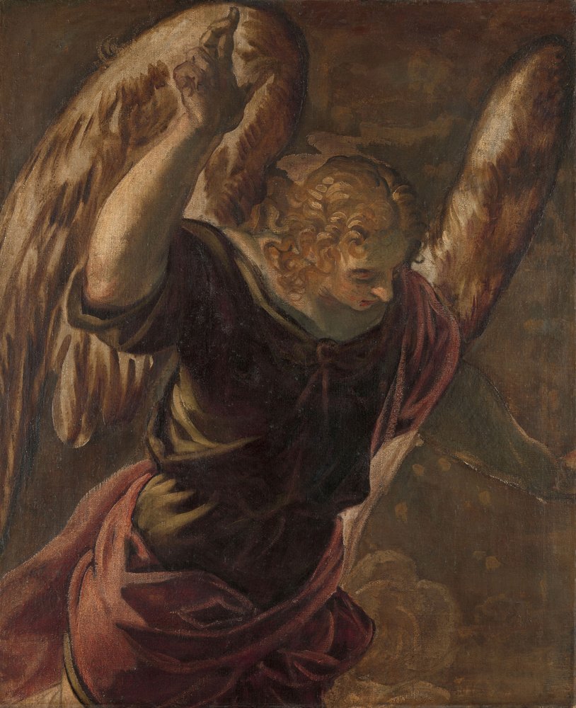Angel from the Annunciation to the Virgin by Jacopo Robusti Tintoretto