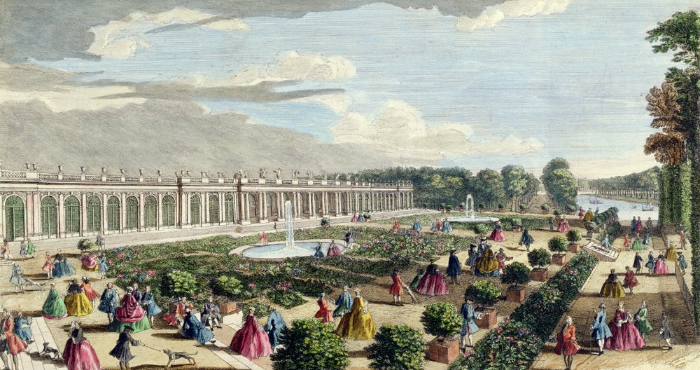 View of the Chateau de Trianon, Towards the Parterre by Jacques Rigaud