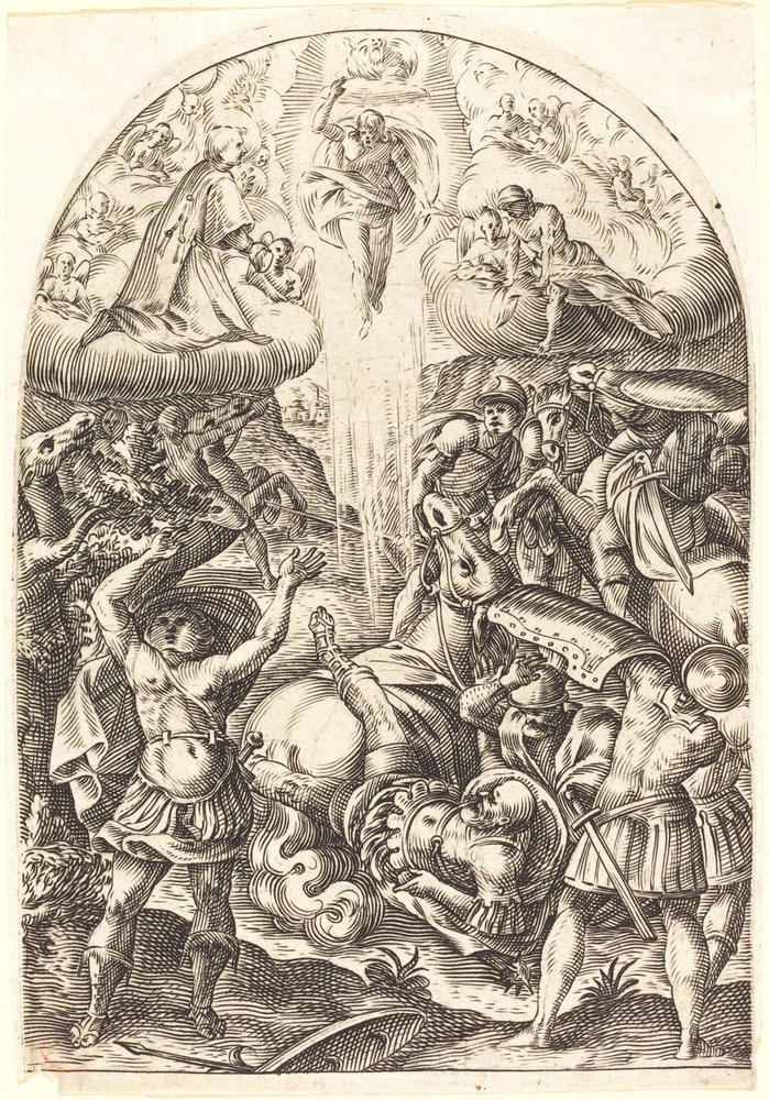 The Conversion of Saint Paul by Jacques Callot