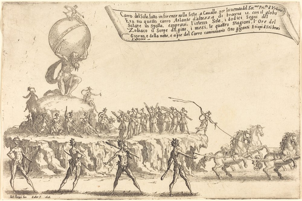 The Float of the Sun by Jacques Callot