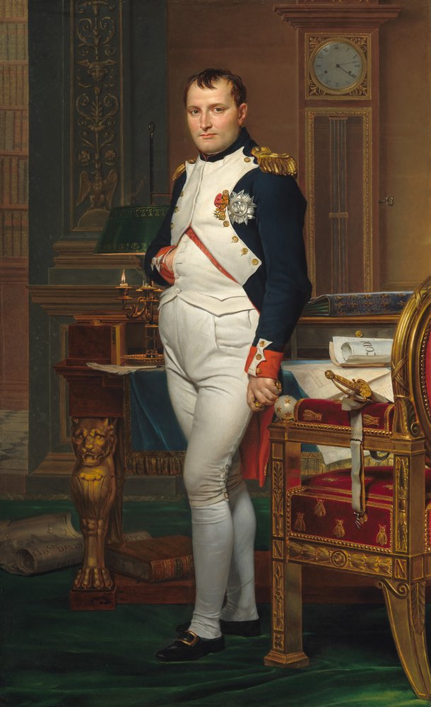 The Emperor Napoleon in His Study at the Tuileries by Jacques Louis David