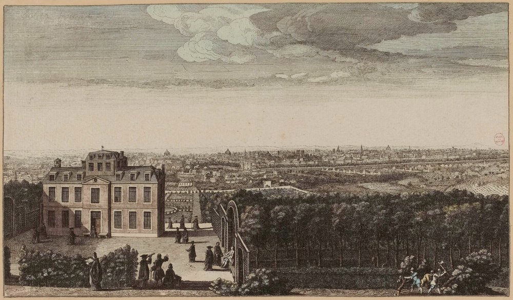 House of Père de la Chaise on Mont-Louis by Jacques Rigaud