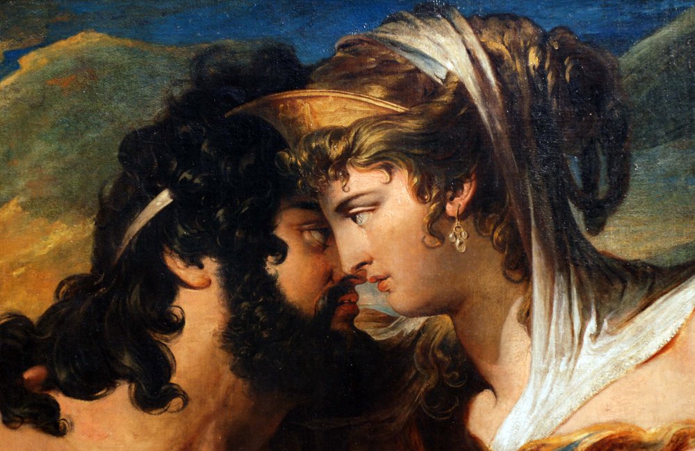 Jupiter and Juno on Mount Ida, detail by James Barry