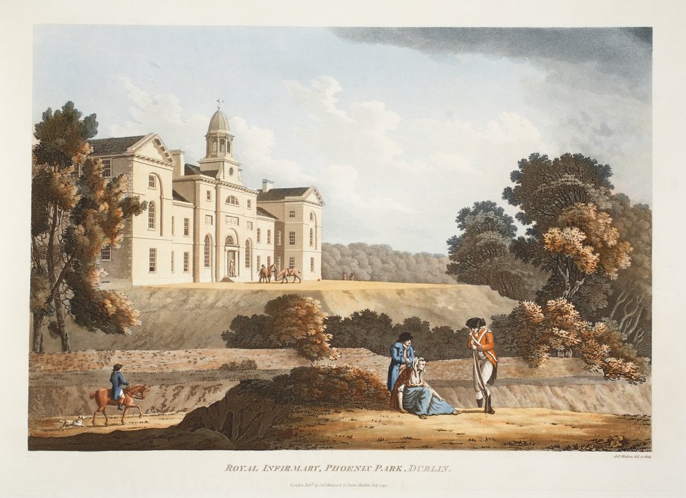 Royal Infirmary, Phoenix Park, Dublin by James Malton